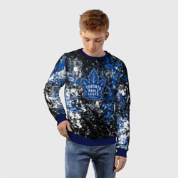 Детский свитшот 3D Toronto Maple Leafs NHL black - фото 2