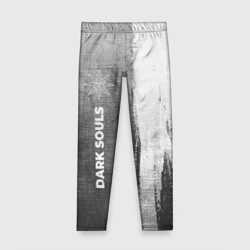 Детские леггинсы 3D Dark Souls - grey gradient по-вертикали