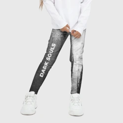 Детские леггинсы 3D Dark Souls - grey gradient по-вертикали - фото 2