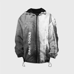 Детская куртка 3D Dark Souls - grey gradient по-вертикали