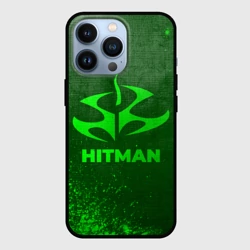 Чехол для iPhone 13 Pro Hitman - green gradient