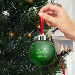 Ёлочный шар Hitman - green gradient - фото 2