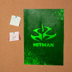 Постер Hitman - green gradient - фото 2
