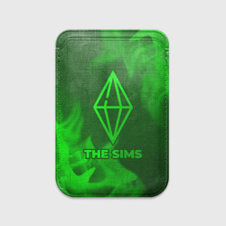Картхолдер Magsafe магнитный The Sims - green gradient