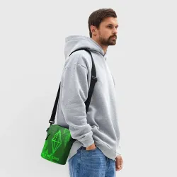 Сумка через плечо 3D The Sims - green gradient - фото 2