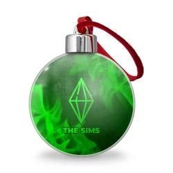 Ёлочный шар The Sims - green gradient