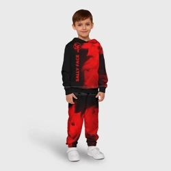 Детский костюм с толстовкой 3D Sally Face - red gradient по-вертикали - фото 2