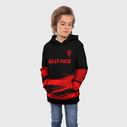 Детская толстовка 3D Sally Face - red gradient посередине - фото 2