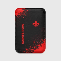Картхолдер Magsafe магнитный Saints Row - red gradient вертикально