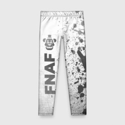 Детские леггинсы 3D FNAF - white gradient по-вертикали
