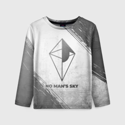 Детский лонгслив 3D No Man's Sky - white gradient