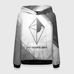 Женская толстовка 3D No Man's Sky - white gradient