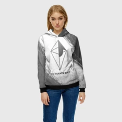 Женская толстовка 3D No Man's Sky - white gradient - фото 2