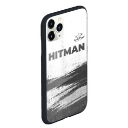 Чехол для iPhone 11 Pro Max матовый Hitman - white gradient посередине - фото 2