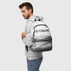 Рюкзак 3D Hitman - white gradient посередине - фото 2