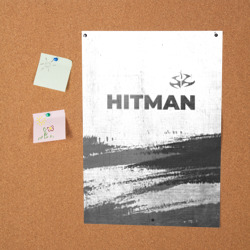 Постер Hitman - white gradient посередине - фото 2
