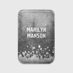 Картхолдер Magsafe магнитный Marilyn Manson - grey gradient посередине