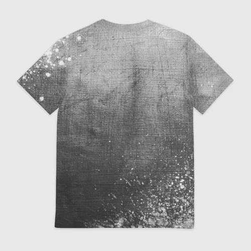 Мужская футболка 3D HIM - grey gradient - фото 2