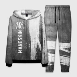 Мужской костюм 3D Maneskin - grey gradient по-вертикали
