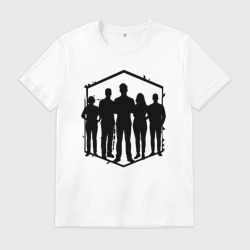 Мужская футболка хлопок Персонал