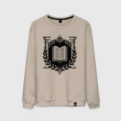 Мужской свитшот хлопок Книга знаний