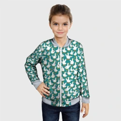 Детский бомбер 3D Злой гусь узор - фото 2