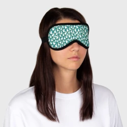 Маска для сна 3D Злой гусь узор - фото 2