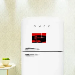 Магнитный плакат 3Х2 Paramore - red gradient по-горизонтали - фото 2