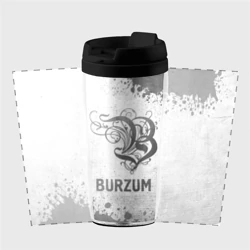 Термокружка-непроливайка Burzum - white gradient - фото 2