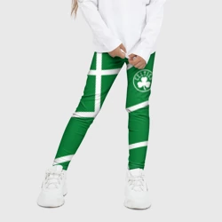 Детские леггинсы 3D Boston Celtics green - фото 2