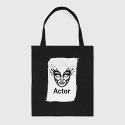 Шоппер BioNature Актёр белый штрих