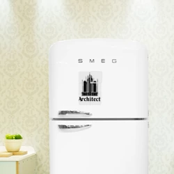 Магнитный плакат 2Х3 Архитектор силуэт города - фото 2