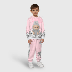 Детский костюм с толстовкой 3D Лабубу  монстрик - фото 2