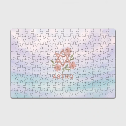 Головоломка Пазл магнитный 126 элементов Astro логотип с цветочками
