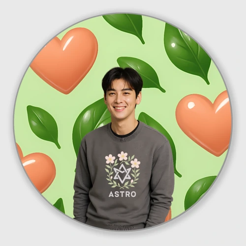 Круглый коврик для мышки Ча ЫнУ Astro