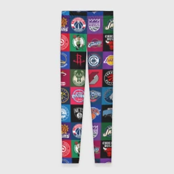 Леггинсы 3D Команды НБА разноцветные