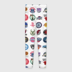 Леггинсы 3D Команды НБА на белом фоне