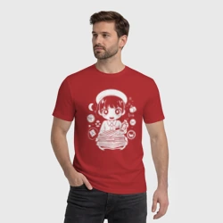 Мужская футболка хлопок Бухгалтер  аниме - фото 2