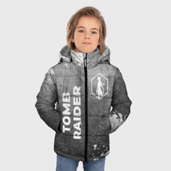 Зимняя куртка для мальчиков 3D Tomb Raider - grey gradient вертикально - фото 2