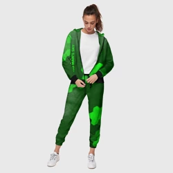 Женский костюм 3D No Man's Sky - green gradient вертикально - фото 2