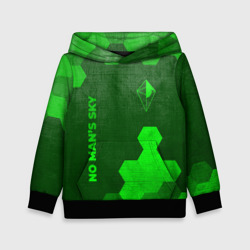 Детская толстовка 3D No Man's Sky - green gradient вертикально