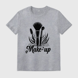 Мужская футболка хлопок Макияж кисти