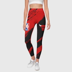 Леггинсы 3D Chicago Bulls team NBA - фото 2