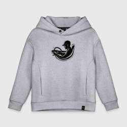 Детское худи Oversize хлопок Водитель за рулём