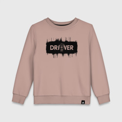 Детский свитшот хлопок Водитель с рулем в центре