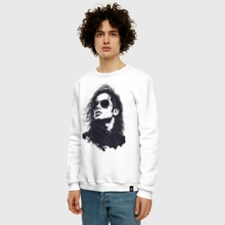 Мужской свитшот хлопок Силуэт Майкла Джексона - фото 2
