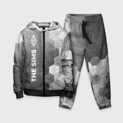 Детский костюм 3D The Sims - grey gradient по-вертикали