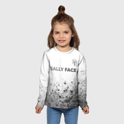 Детский лонгслив 3D Sally Face - white gradient посередине - фото 2