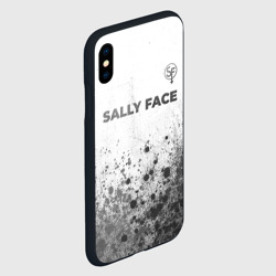 Чехол для iPhone XS Max матовый Sally Face - white gradient посередине - фото 2