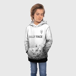 Детская толстовка 3D Sally Face - white gradient посередине - фото 2